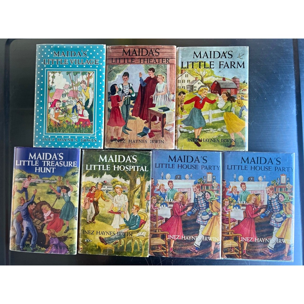 Maida Books Lot 7 First Editions Inez Haynes Irwin Grosset Dunlap Dust Jackets